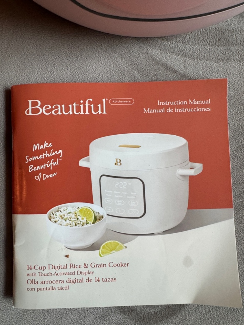 Beautiful Pink Multi-Function Rice & Grain Cooker - Picture 5 of 5